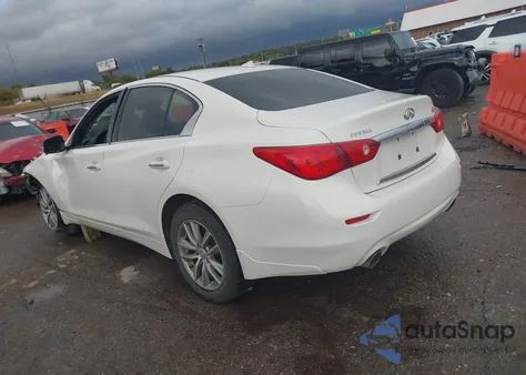 2014 Infiniti Q50 Premium из США, поврежденный, VIN JN1BV7AP8EM678321